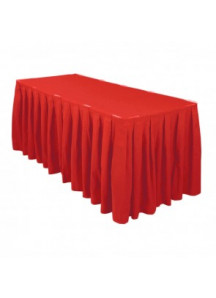 Table Skirting per ft (Red)