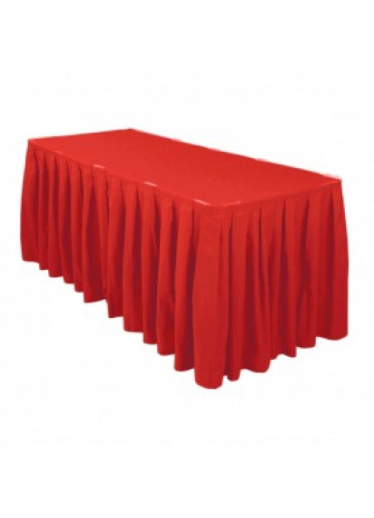 Table Skirting per ft (Red)