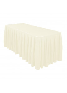 Table Skirting per ft (Ivory)