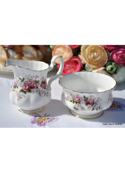 Royal Albert Cream and Sugar Bowl Set