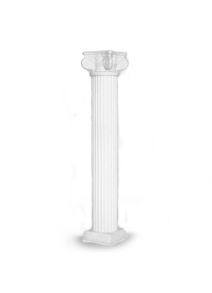 6 ft  White Column