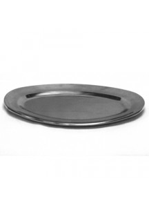 14" Stainless Steel Oval Tray