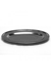 18" Stainless Steel Oval Tray