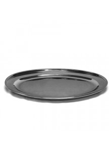 22" Stainless Steel Oval Tray
