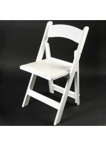 Resin White Wedding Folding Chair