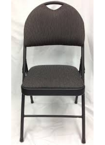 Black Folding Padded Chair New