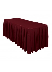 Table Skirting per ft (Burgundy)