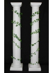 8' White Column