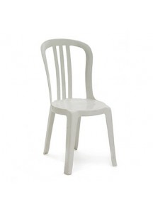 Stacking White Lawn Chairs Armless