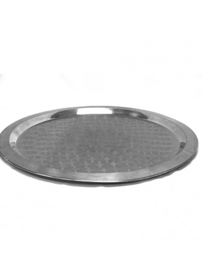 Large Fancy Round Trays (stainless)
